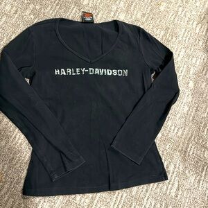 Harley-Davidson Black Long Sleeve Tee